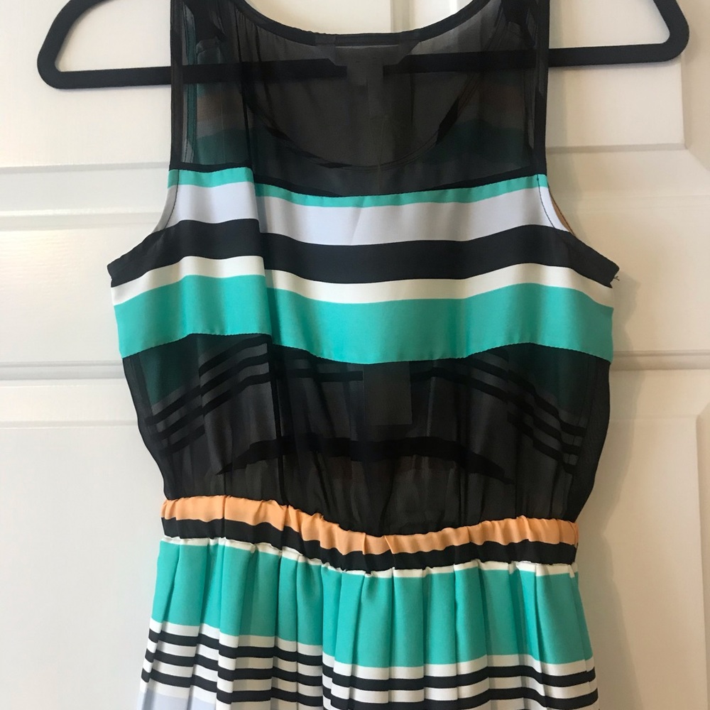 BCBG Caribbean multi striped mini